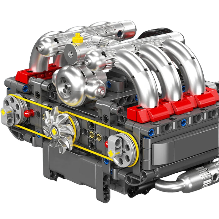Mould King 10193 Boxer-Motor Bausteine (609 Stück)