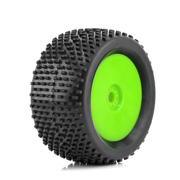 4PCS 140x70mm 1/8 Truggy Wheels Set (Plastic, Rubber)