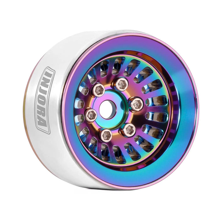 4PCS INJORA 1.0" 27.6x15mm 1/18 1/24 Crawler Beadlock Wheels (Aluminium)