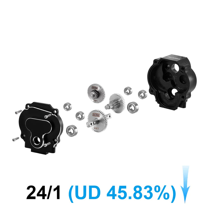 INJORA Complete Transmission for Redcat Ascent-18 Apex 1/18 (Alu)