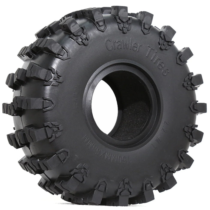 4PCS 2.2" 150x58mm 1/10 Crawler Tires (Rubber)