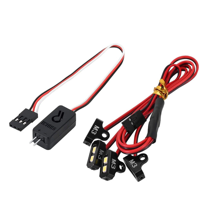 INJORA 1/10 4LED Felsenlichter Set (Weiß, Gelb)