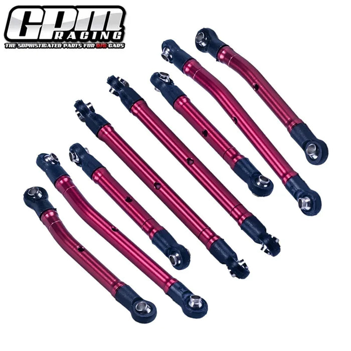 GPM High Clearance Adjustable Link Set for Traxxas TRX-4M K10 1/18 (Alu)