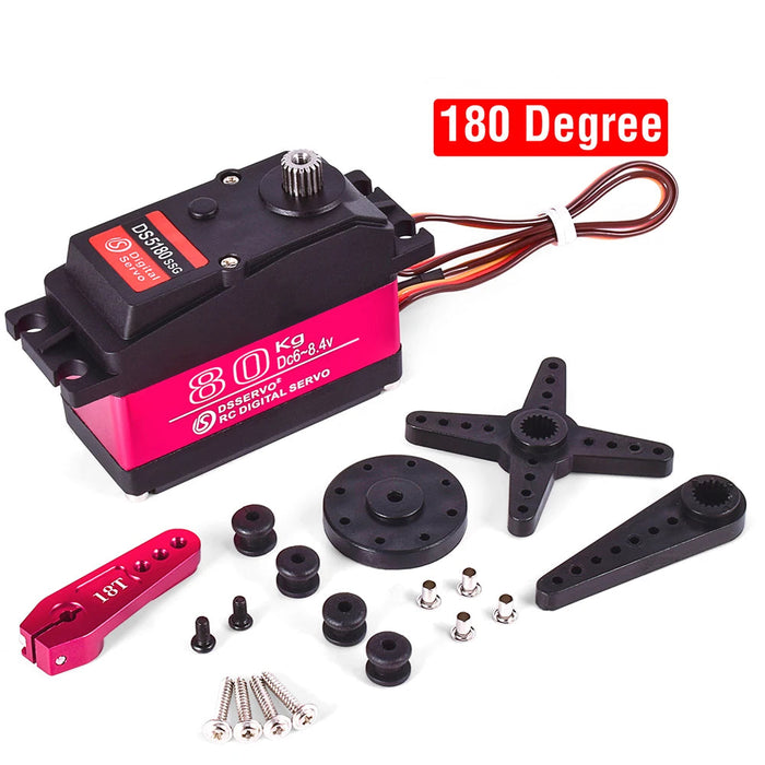 DSServo 80Kg Couple Élevé Étanche Servomoteur Numérique
