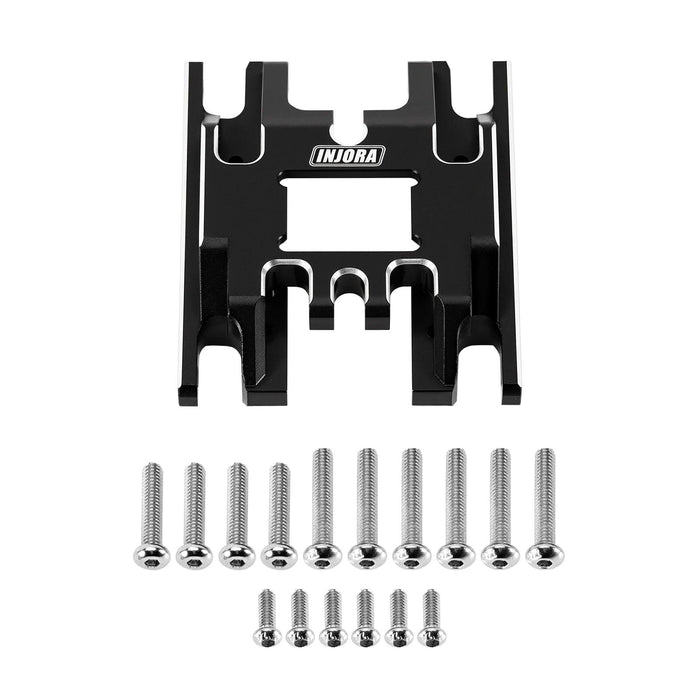 INJORA 17g Skid Plate Transmission Mount for Traxxas TRX4M 1/18 (Aluminium) 4M-67BS