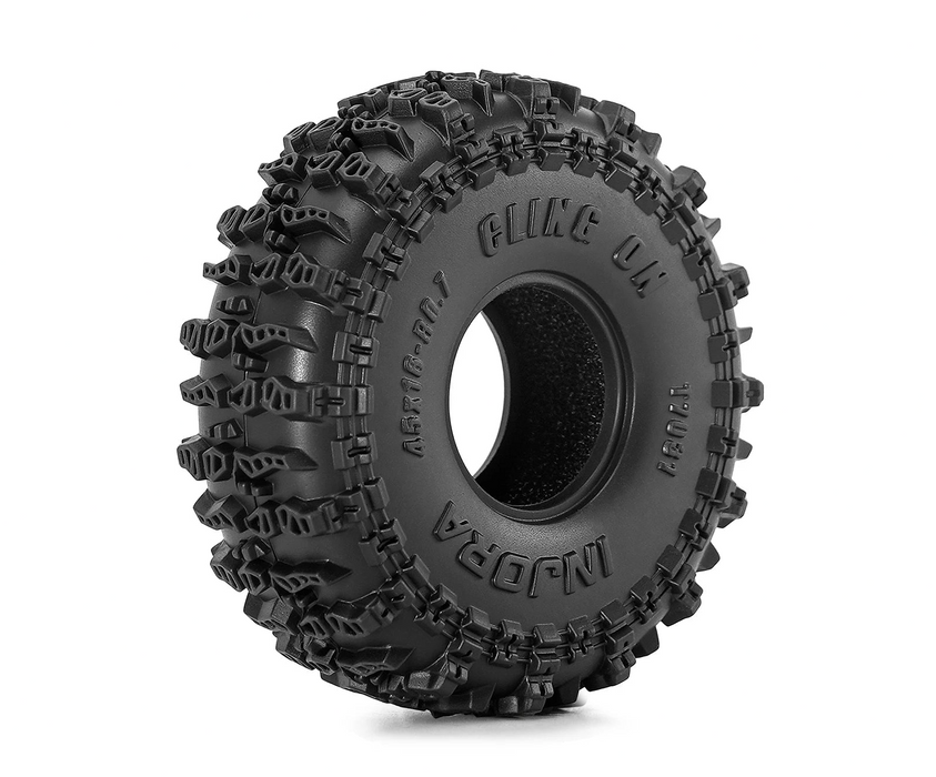 INJORA 4PCS 0.7" 45x16mm Cling On Crawler Tires 1/30