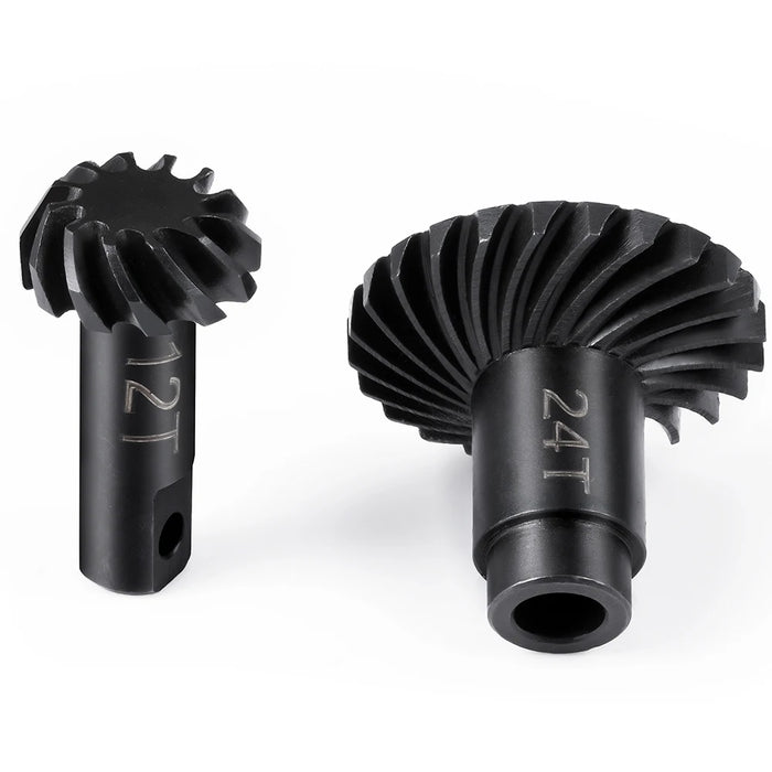 Jeu d'engrenages d'essieu différentiel 12T&24T pour Traxxas TRX-4M Bronco Defender K10 1/18 (Staal)