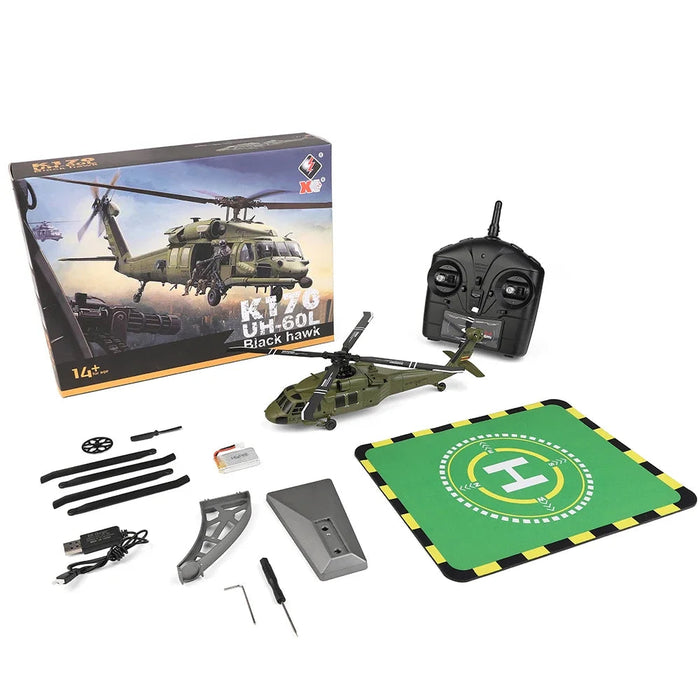 WLtoys K170 Black Hawk UH-60L RC Helicopter PNP