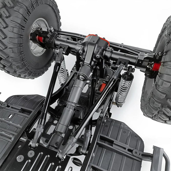 Front/Rear Straight Complete Axle for Axial SCX10 II 90046 90047 1/10 (Aluminium)