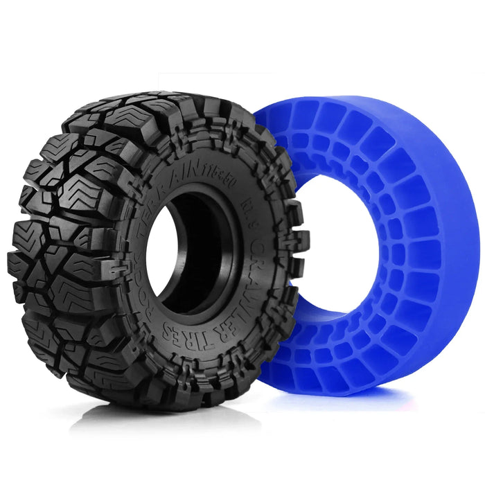 4PCS 1.9" 115x50mm 1/10 Crawler Tires (Rubber)