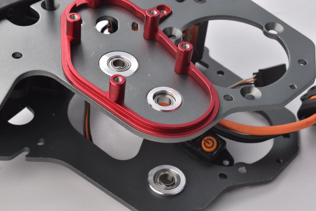 GPM Transmission Housing Inserts for LOSI Promoto MX SM 1/4 (Alu)