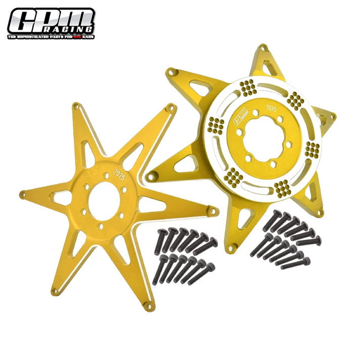 GPM Front &  Rear Wheel Pattern Buckle for LOSI Promoto MX 1/4 (Alu)