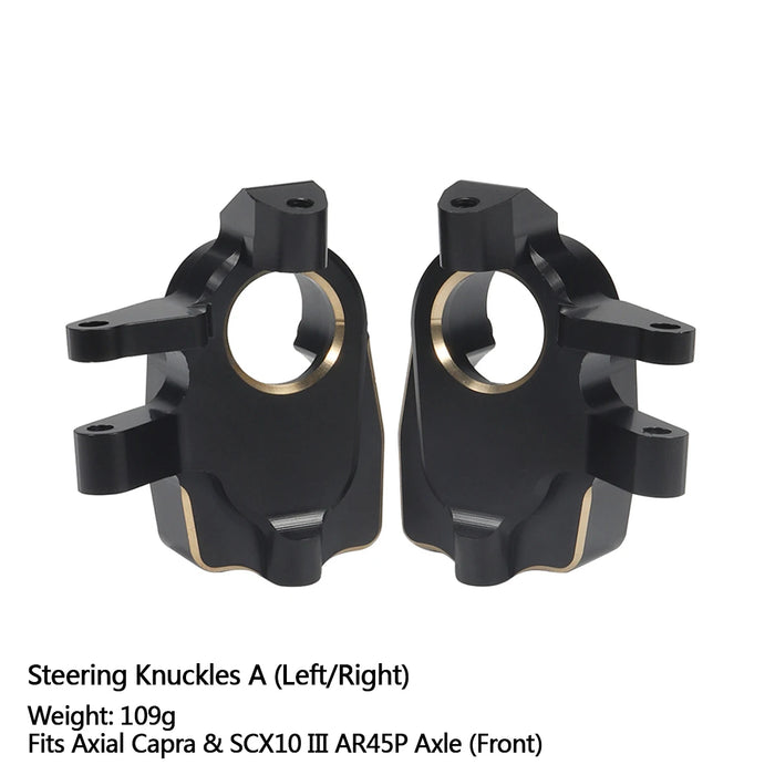 Steering Knuckles for Axial Capra SCX10 III AR45P 1/10