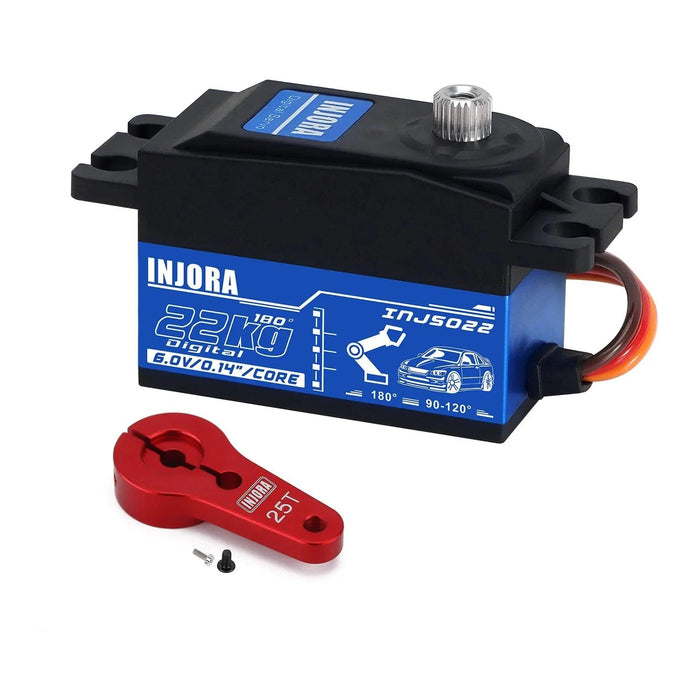 1-4PCS INJORA INJS022 Servo numérique profil bas 22KG