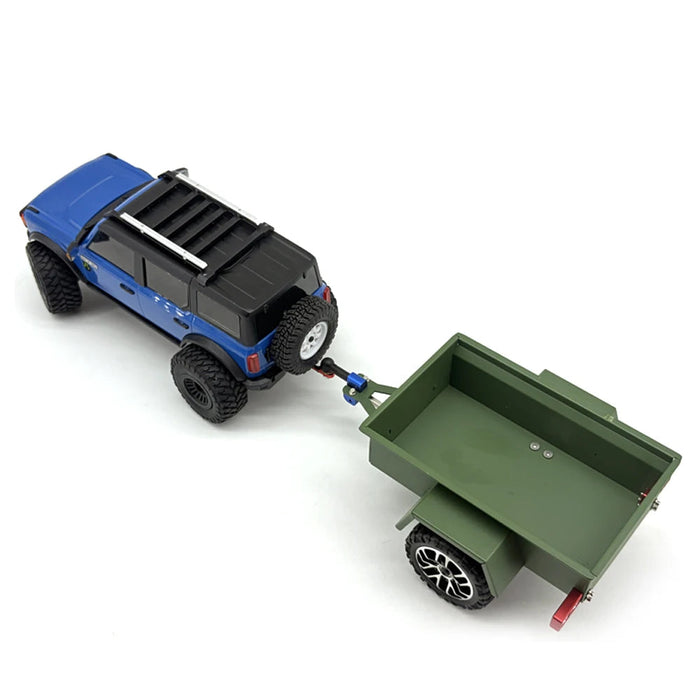 Trailer & Hook for Axial SCX30 1/30 (Metaal)
