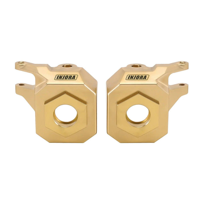 INJORA Steering Knuckle for Axial SCX10 III AR45 Straight Axle 1/10 (Messing)