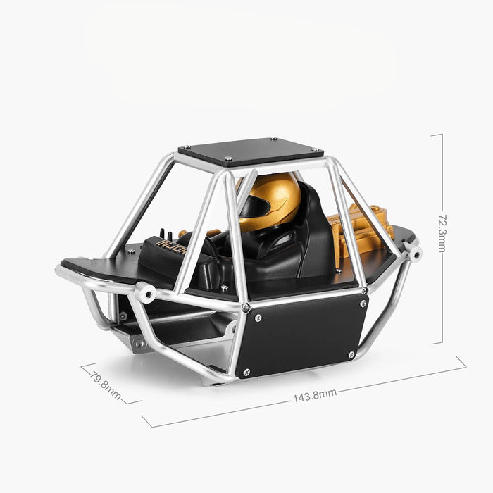 INJORA Moonbit Nylon Tube Buggy Body Kit for Traxxas TRX4M 1/18