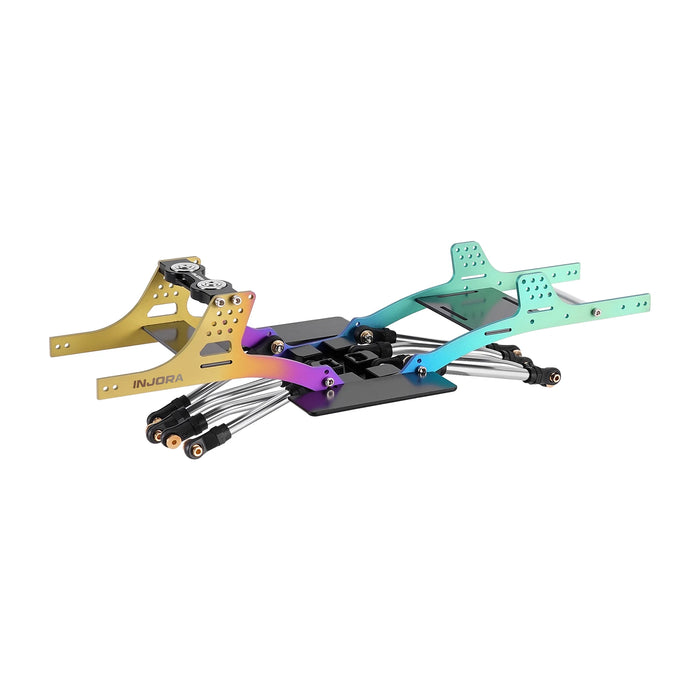 INJORA Rainbow LCG Chassis Kit for Axial SCX24 1/24 (Titanium)