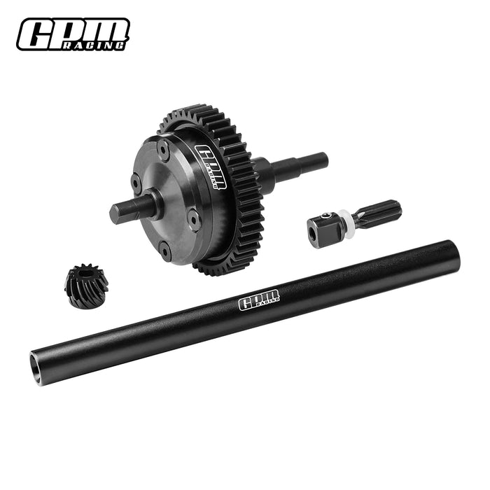 Différentiel complet GPM Centre pour TRAXXAS Mini Maxx/XRT 1/10 (Staal, AL)