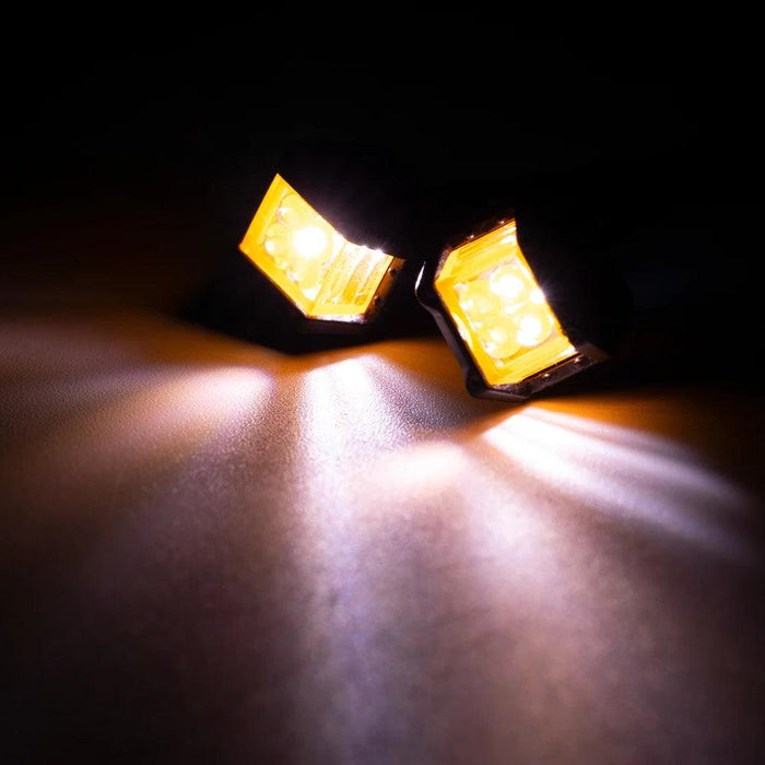 Simulation Led Light Spotlight Headlamp w/ Bracket 1/10