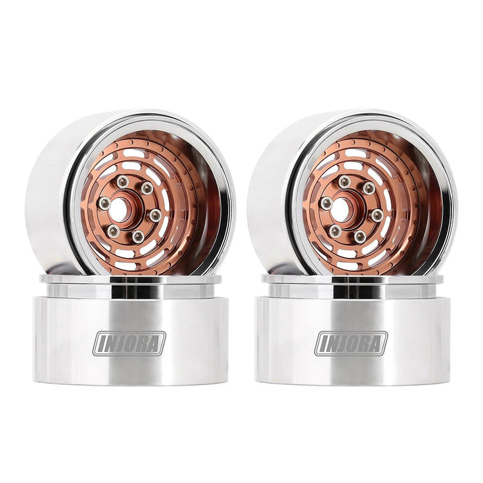 INJORA 1.9" 52.5x30.5mm 1/10 Crawler Beadlock Wheels