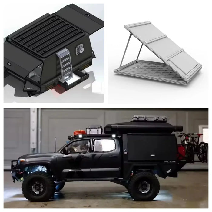 Rear Bucket Hunting Cargo Box for Element RC Knightrunner 1/10