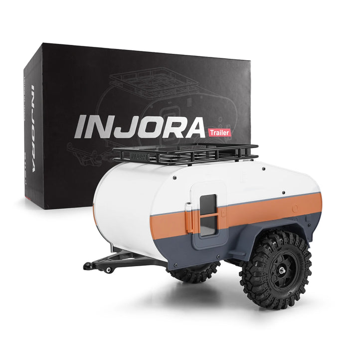 INJORA Teardrop Trailer w/ Hitch 1/24