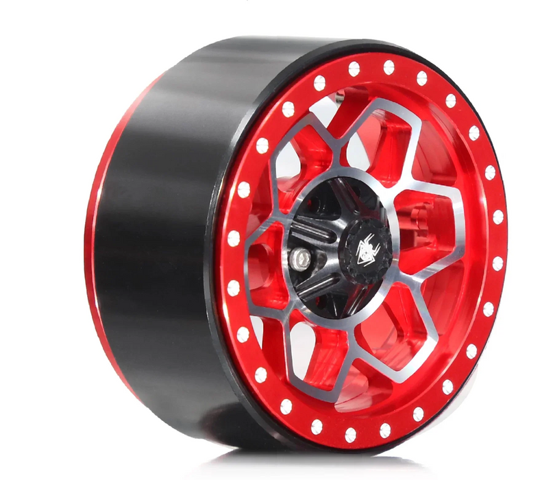 4PCS 1.9" 55x26mm 1/10 Crawler Beadlock Wheels (Metal)