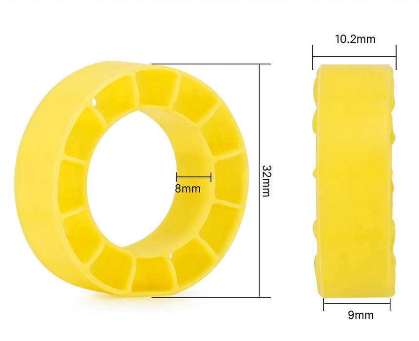 INJORA 4PCS 0.7" 36mm Tires Silicone Rubber Inserts