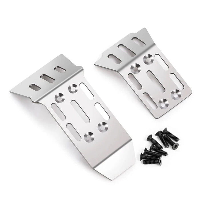 Front & Rear Chassis Armor Protector for Arrma Granite Grom 1/18 (RVS)