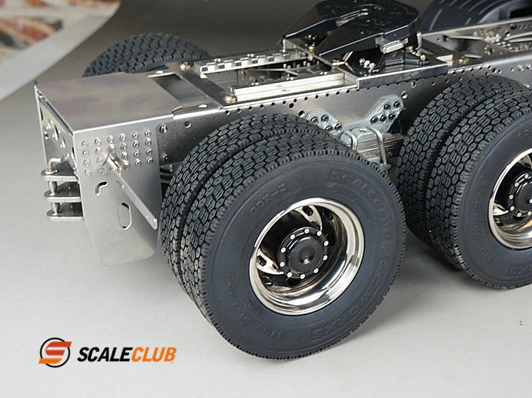 Benz 8x8 Heavy Drag Chassis Kit für Sattelzugmaschine 1/14 (Metaal)