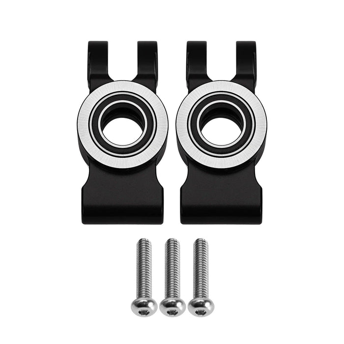 INJORA moyeux arrière pour Arrma Mojave Grom 1/16 (aluminium)