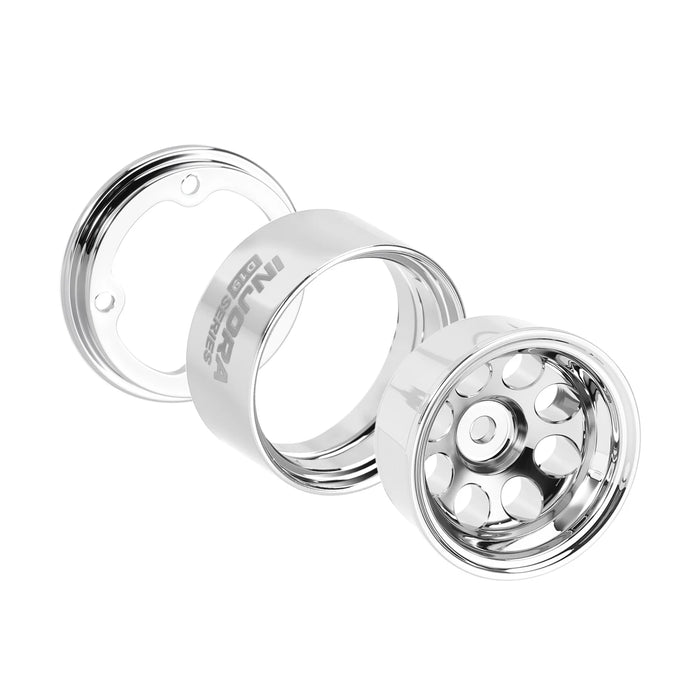 INJORA 4PCS 0.7" 19x10.7mm Beadlock Wheels Rims 1/30 (Alu)