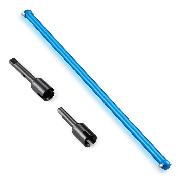 Ensemble d'arbre d'entraînement central et joint de cardan de différentiel pour Tamiya TT01 1/10 (Aluminium)