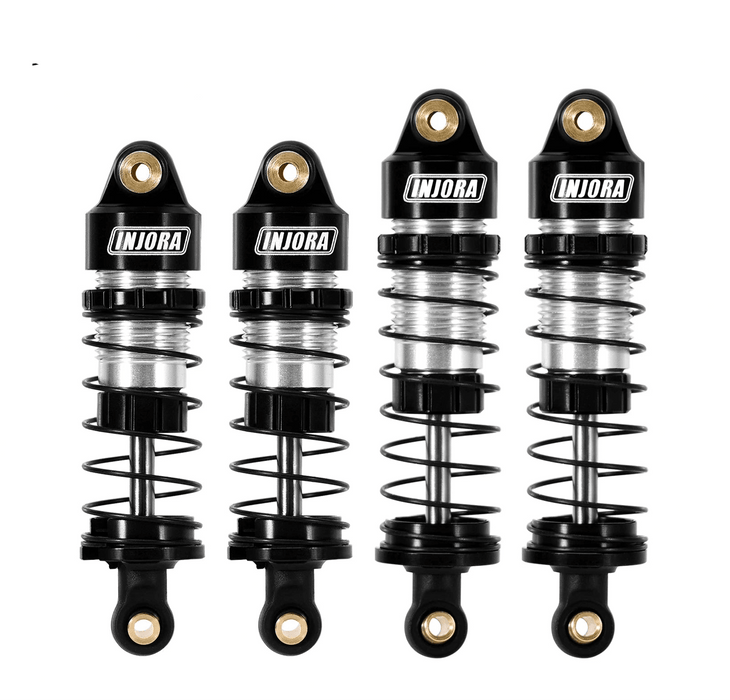 4PCS INJORA Amortisseurs à huile pour Losi Micro-B Micro-T (Aluminium)