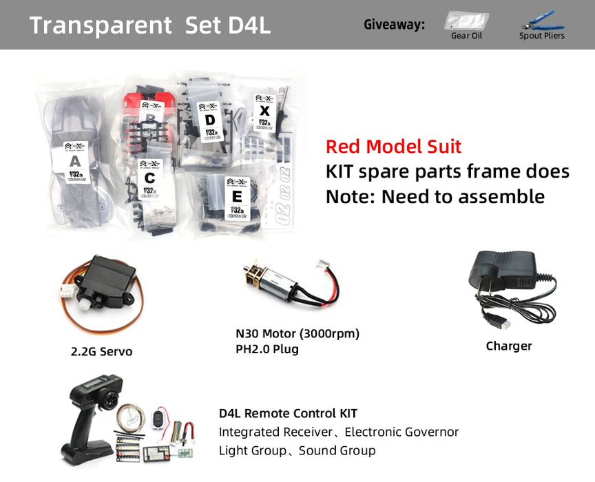 Orlandoo Hunter OH32X02 1/32 RWD Short Course KIT