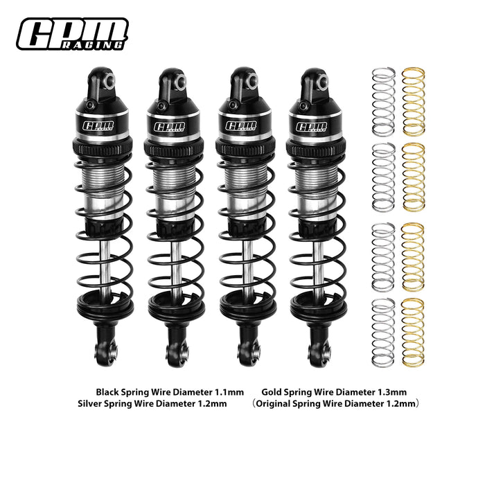 Amortisseur avant/arrière GPM 87mm pour TRAXXAS MINI MAXX 1/10 (AL)