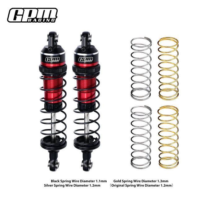 Amortisseur avant/arrière GPM 87mm pour TRAXXAS MINI MAXX 1/10 (AL)