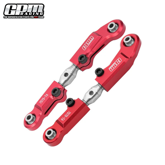 GPM Rear Upper Adjustable Links for Arrma Mojave 4S 1/8 (Staal, Alu)