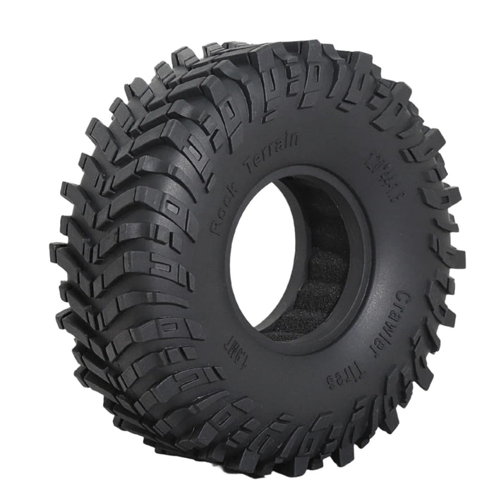 4PCS 1.9" 120x44mm 1/10 Crawler Tires (Rubber)
