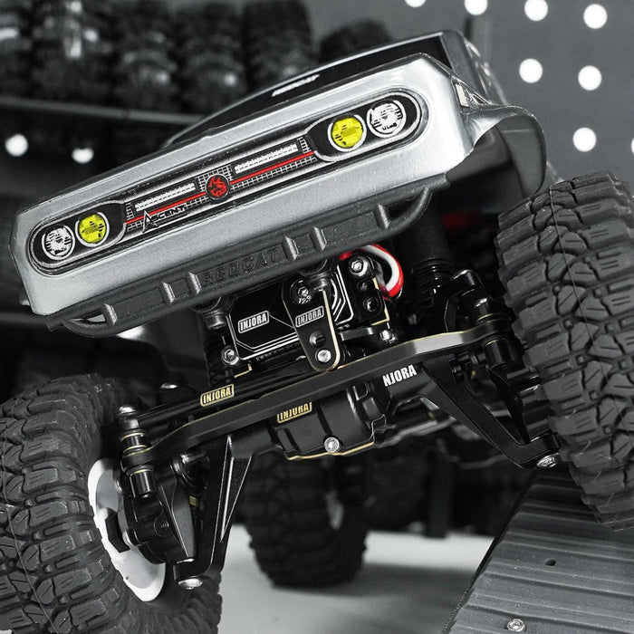 INJORA Essieux de portail complets pour Redcat Ascent-18 1/18 (laiton et aluminium)