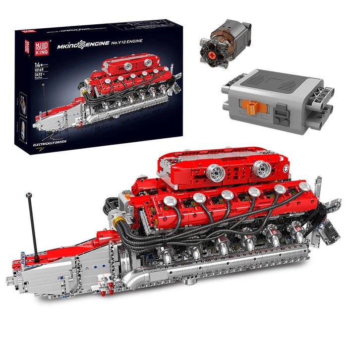 Mould King 10169 Moteur V12 Blocs de Construction (3472 Stukken)