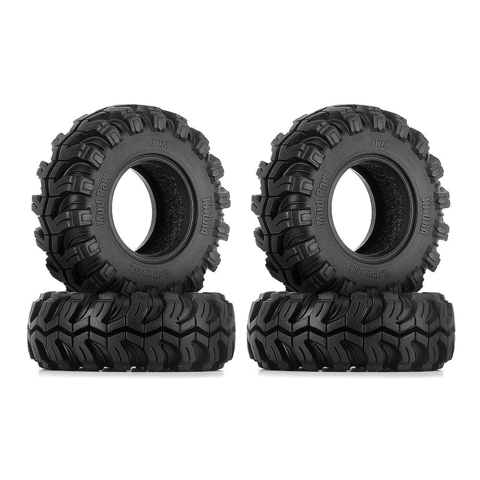 4PCS INJORA S5 1.0" 52x19mm 1/24 Crawler Tires