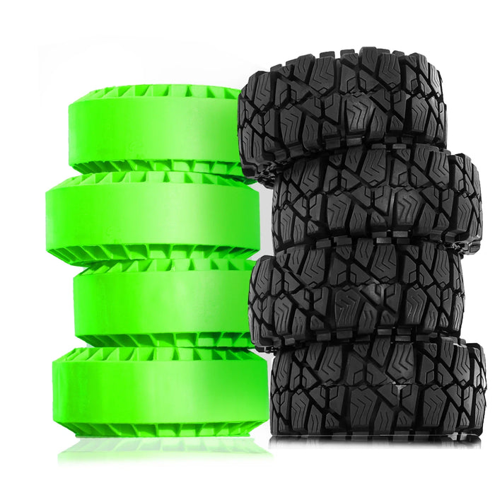 4PCS 1.9" 115x50mm 1/10 Crawler Tires (Rubber)