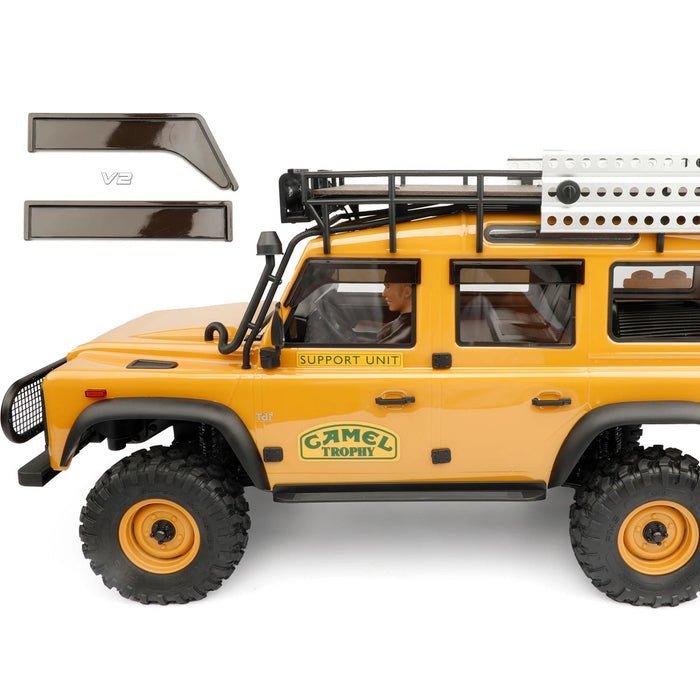 RCDream Side Window Rain Guards for FMS FCX10 Camel Trophy Defender 1/10