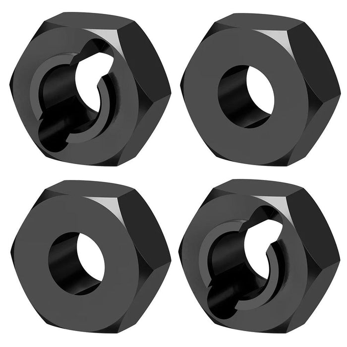 4PCS Wheel Hex Adapters for LOSI Micro-B 1/24 (Aluminium)