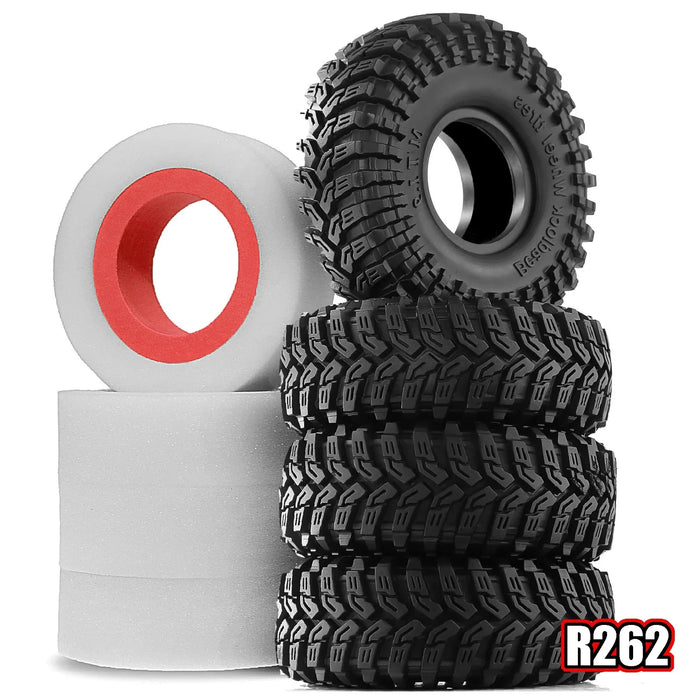 4PCS 1.9" 115x45mm 1/10 Crawler Tires (Rubber)