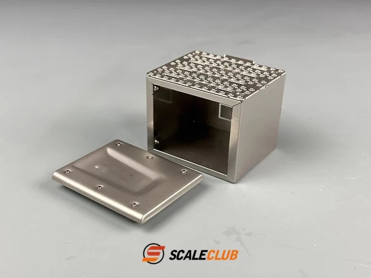 Scaleclub Exhaust Box for Tractor Truck 1/14 (Metaal)