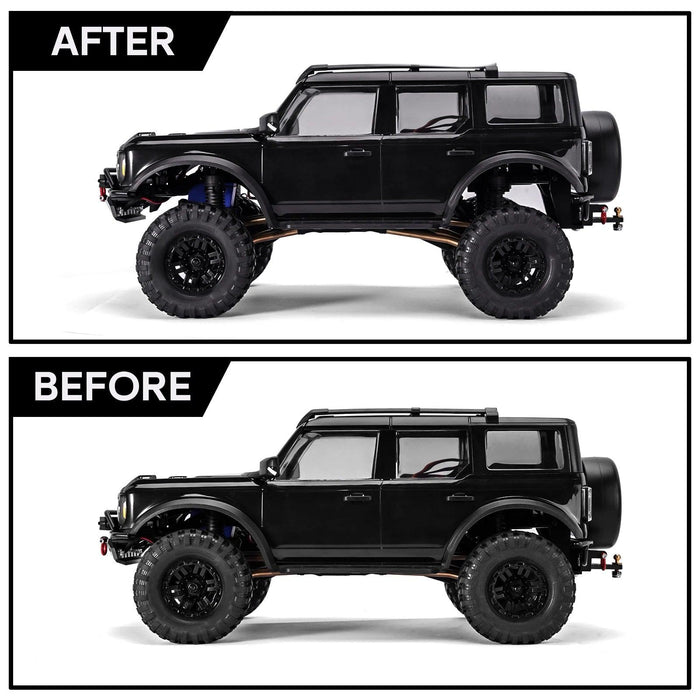 INJORA Shock Mount Height Lift Kit for Traxxas TRX4M 1/18 (Aluminium)