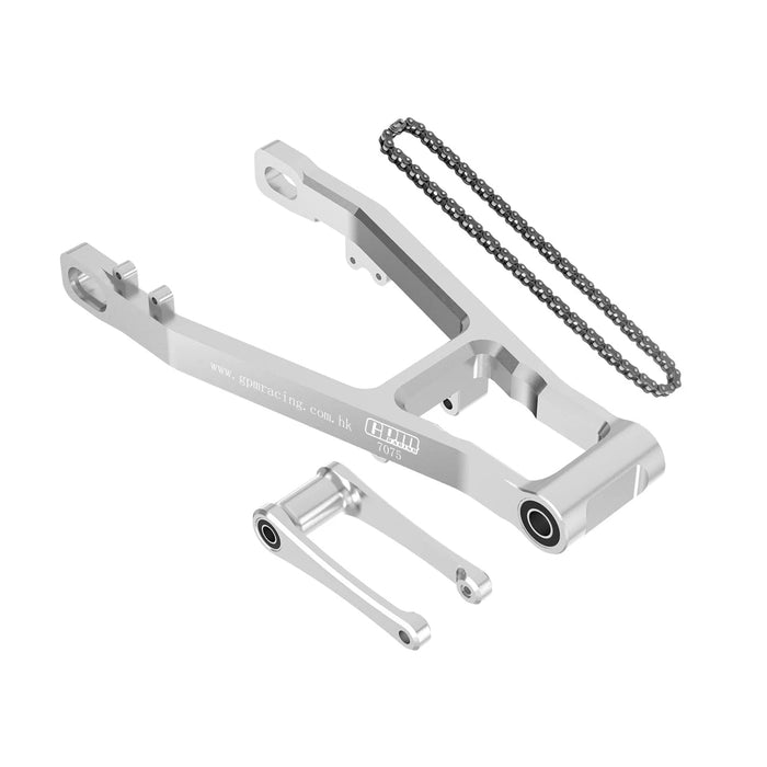 GPM Extend Swing Arm (+30mm) +Pull Rod+Chain for LOSI Promoto MX SM 1/4 (Alu)